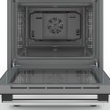 Bosch HXR390E50N rvs gas fornuis - 60 cm. breed