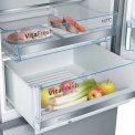 Bosch KGE39VL4A rvs-look koelkast - 201 cm. hoog