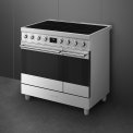 Smeg C92IMX2 inductie fornuis met dubbel oven - rvs