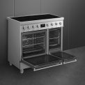 Smeg C92IMX2 inductie fornuis met dubbel oven - rvs