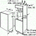 Constructa CK60244 inbouw koelkast