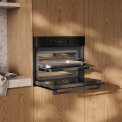 Atag CS8471D inbouw combi-stoomoven - zwart glas