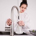 Handig: koud en bruisend water met de CUBE functie op de Quooker COMBI & CUBE