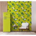 Schneider SCDD208VRIO retro jaren 50 koelkast - groen