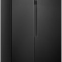 Etna AKV578ZWA side-by-side koelkast - blacksteel 