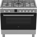 Etna FG190RVS design fornuis - roestvrijstaal - 90 cm. breed