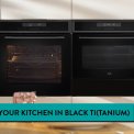 Etna OM670TI inbouw oven - black titanium