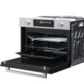 Etna CM450RVS inbouw oven met magnetron - nis 45 cm. - roestvrijstaal