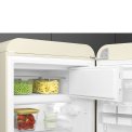 Smeg FAB10RCR5 koelkast creme - rechtsdraaiend