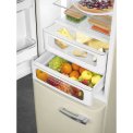 Smeg FAB32LCR5 koelkast crème - linksdraaiend