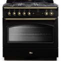 Falcon Classic FX 90 gas zwart fornuis