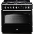 Falcon Classic FX 90 gas zwart fornuis