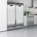 De Gram KS 5406-90 F X koelkast kan perfect geplaatst worden in een side-by-side opstelling met bijpassende vrieskast