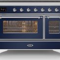 Ilve MI127NE3/MB inductie fornuis - blauw - 120 cm. breed