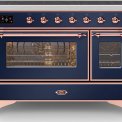 Ilve MI127NE3/MB inductie fornuis - blauw - 120 cm. breed