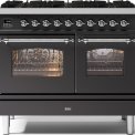 Ilve PD106NE3/MG fornuis mat grafiet - 100 cm. breed