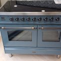Ilve PDI106WE3/BGB inductie fornuis - 100 cm breed - blauw/grijs