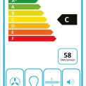 De Inventum AKO6012WIT heeft een energieklasse C label 