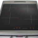 Het kookgedeelte van de Inventum VFI5042RVS is uitgevoerd met 4 zones