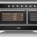 Ilve MI127NE3/BK inductie fornuis - zwart - 120 cm. breed