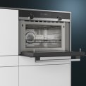 Siemens CM585AGS0 magnetron met hetelucht oven - zwart