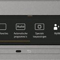 Foto van het bedieningspaneel van de Miele DGC7840X GRAFIET inbouw grafiet combi-stoomoven