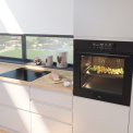 Pelgrim O500MAT inbouw oven - mat zwart