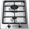 Smeg PGF32GNL domino gas kookplaat