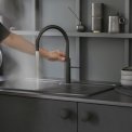 De Quooker COMBI & CUBE Flex is tegenwoordig ook leverbaar met een zwarte keukenkraan