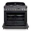 Falcon Classic FX 90 gas zwart fornuis