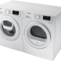 Fraai is de combinatie van de Samsung DV70M5020IW met de bijpassende wasmachine
