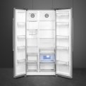 Smeg SBS63XDF side-by-side koelkast - rvs-look