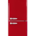 Schneider SCCB250VR retro jaren 50 koelkast - rood