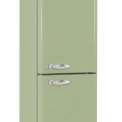 Schneider SCCB250VVA retro jaren 50 koelkast - groen