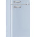 Schneider SCDD208VBL retro jaren 50 koelkast - blauw