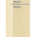 Schneider SCDD208VCR retro jaren 50 koelkast - creme