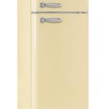 Schneider SCDD208VCR retro jaren 50 koelkast - creme