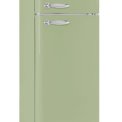 Schneider SCDD208VVA retro jaren 50 koelkast - groen