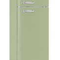 Schneider SCDD208VVA retro jaren 50 koelkast - groen