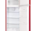 Schneider SCDD309VR retro jaren 50 koelkast - rood