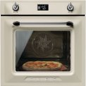 Smeg SFP6925PPZE1 inbouw oven met pyrolyse - crème - Victoria serie