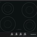 Smeg SI964NM inbouw inductie kookplaat - zwart - Victoria serie