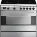 Smeg BG91IX2 inductie fornuis - roestvrijstaal