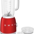 De Smeg BLF01RDEU blender rood heeft een inhoud van 1,5 liter