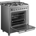 Smeg C7GMXNLK9 fornuis roestvrijstaal - 70 cm. breed