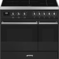 Smeg C92IMAN9 inductie fornuis met 2 ovens - antraciet - outlet