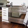 De Smeg C92IPX8 heeft een strak design welke fraai geintegreerd kan worden in vrijwel iedere keuken