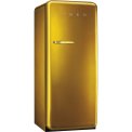 Smeg FAB28RDG koelkast Swarovski Gold