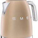 Smeg KLF03CHMEU waterkoker mat champagne