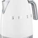 De Smeg KLF04WHEU waterkoker wit heeft een inhoud van 1,7 liter